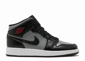 Air Jordan 1 Mid Shadow Red (GS) Treaded Sole