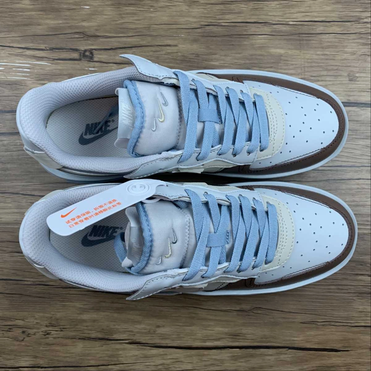 Breathable   mesh Air Force 1 FONTANKA Beige Brown