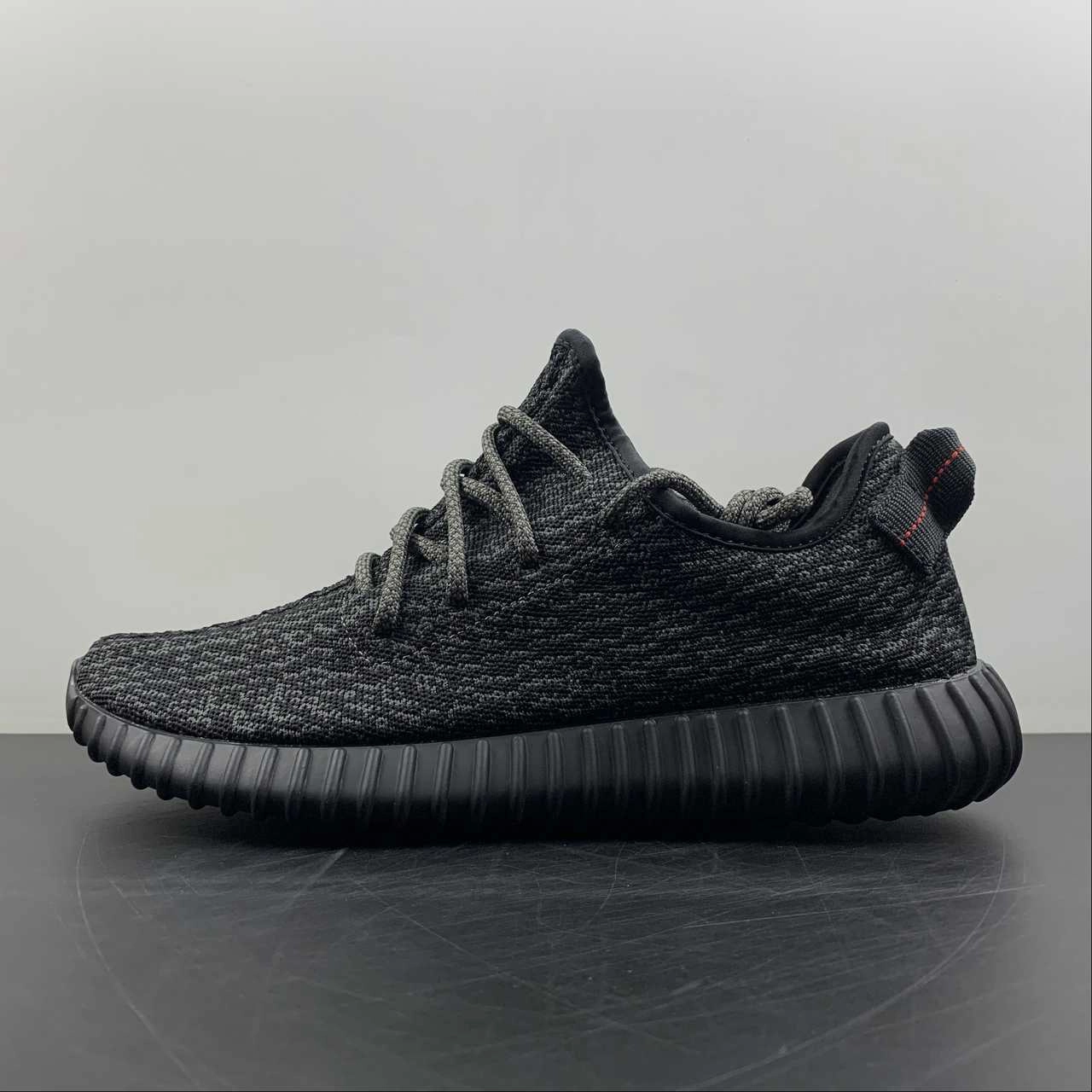 effortless - running user - friendly Adidas Yeezy Boost 350 ??Pirate Black?? BB5350