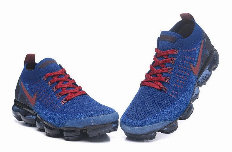 Air VaporMax Flyknit 2.0 Gym Blue Navy 942842-008 Calm Tones Slip On Mechanism