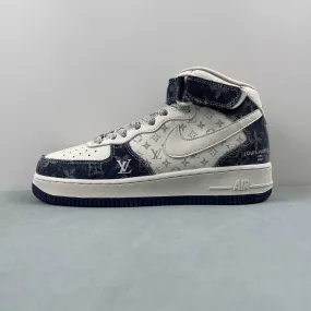 Air Force 1 07 Mid LV Gray Yellow White DV9988 600 Trendy Design Steady Steps
