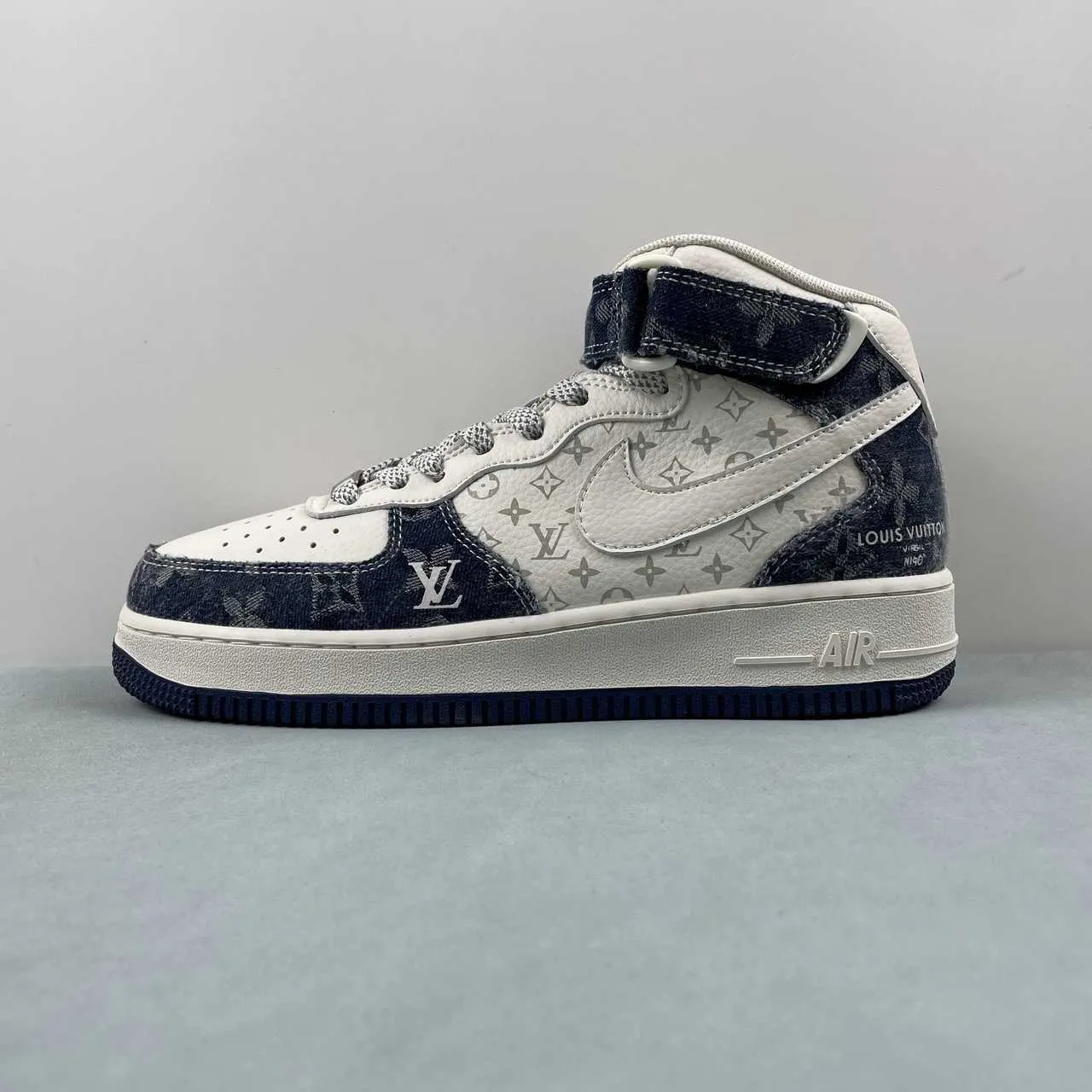 Air Force 1 07 Mid LV Gray Yellow White DV9988 600 Trendy Design Steady Steps