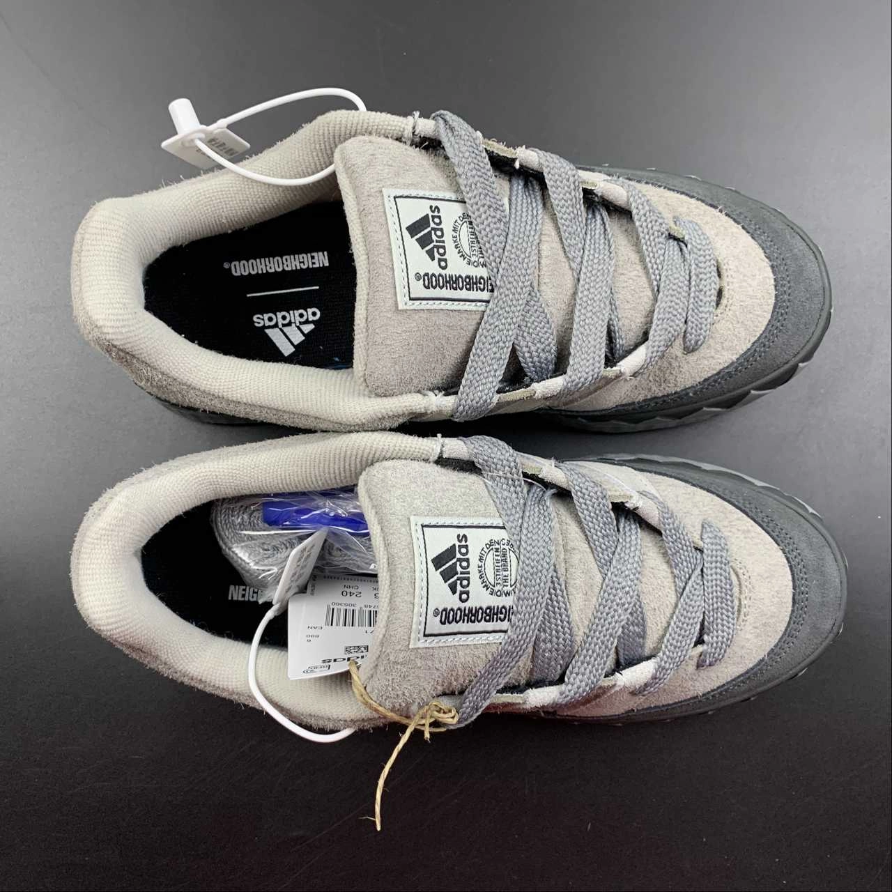 Adidas Adimatic Neighborhood Grey HP6771 5k - running shoes forefoot