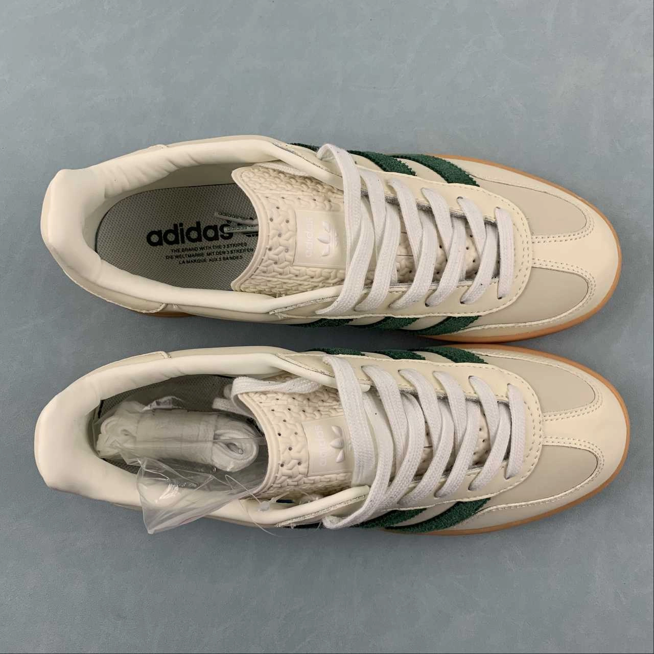 Adidas Gazelle Indoor Dark Green White ID2567 Modern Look