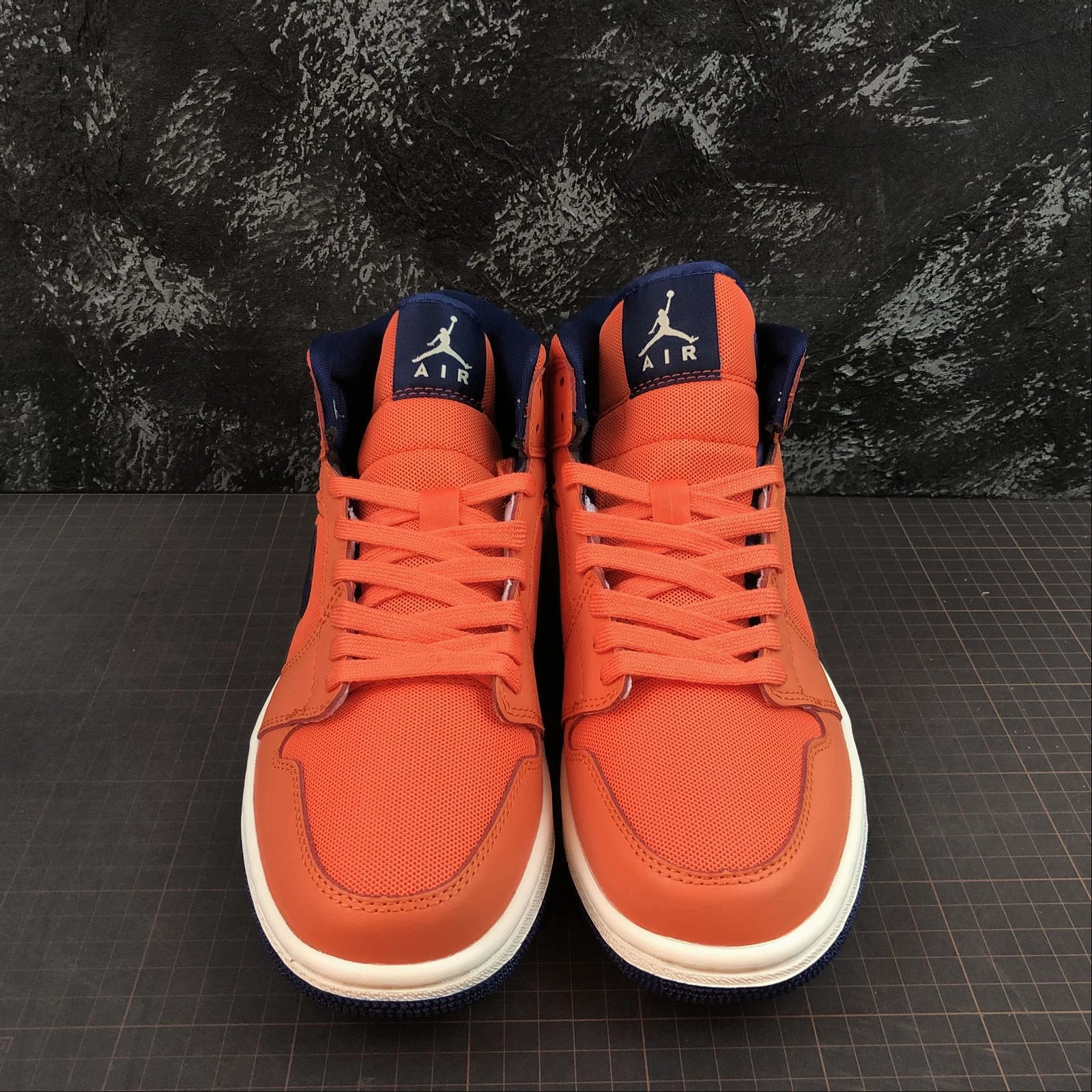Air Jordan 1 Mid Turf Orange Blue Boid CD7240-804 Motion Day