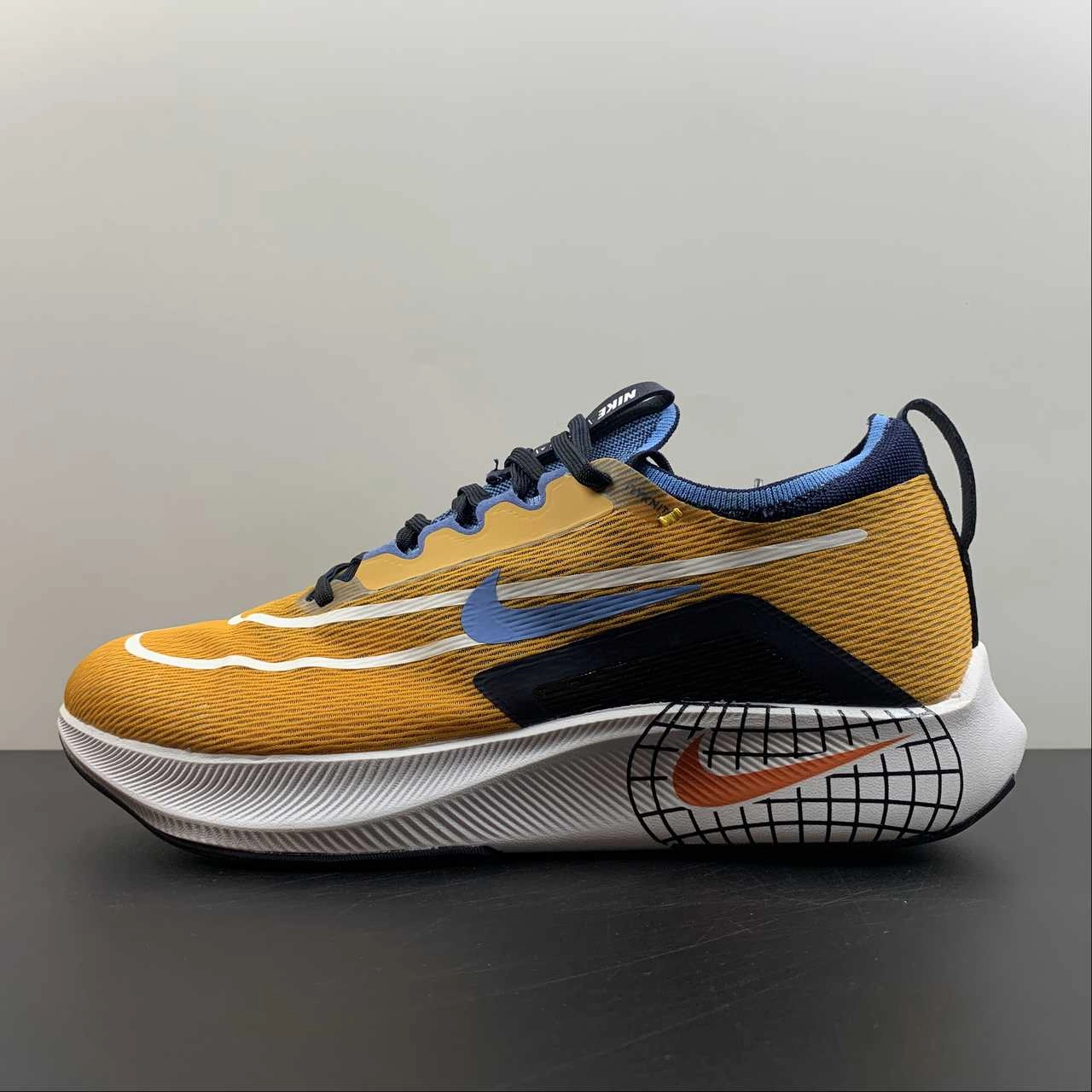Zoom Fly 4 PRM Light Curry University Blue DO9583-700 Dynamic support Cushion Control