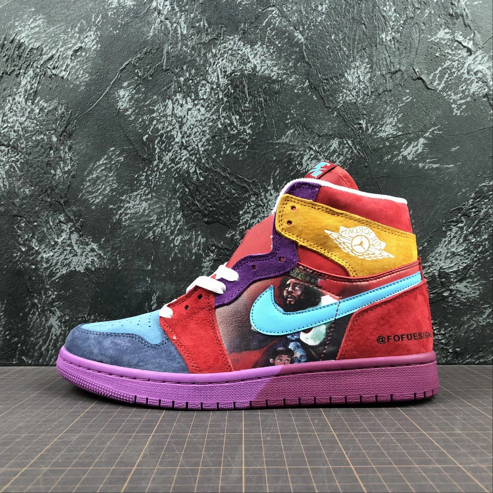 Air Jordan 1 High Pirate Multi-Color 558059-101 Rigidity to Flex Ratio