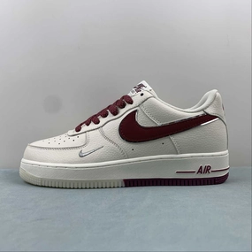 Air Force 1 07 Low Dark Red Off White JJ0253-009 Ridge Hike